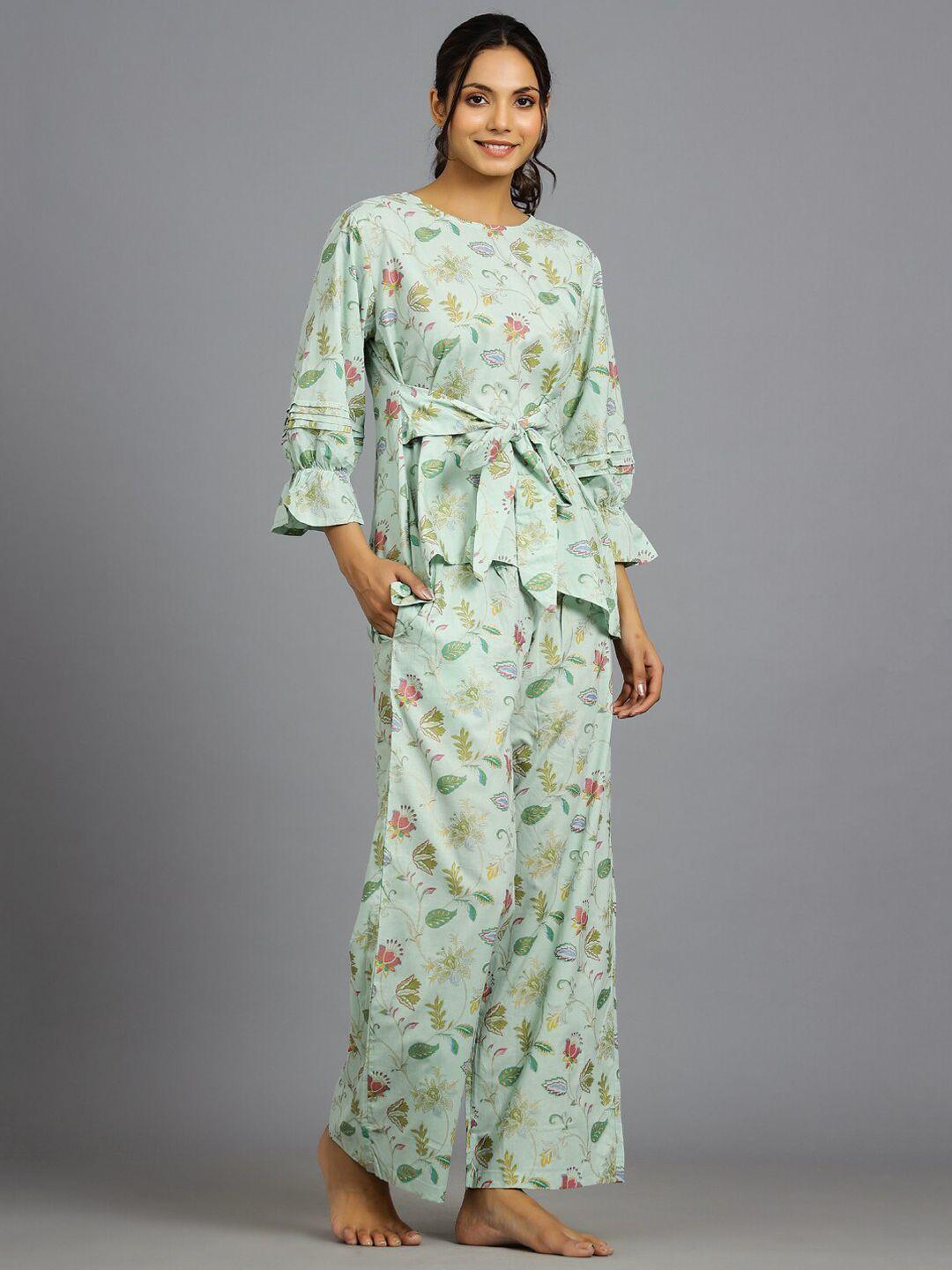 handicraft-palace-floral-printed-pure-cotton-night-suit
