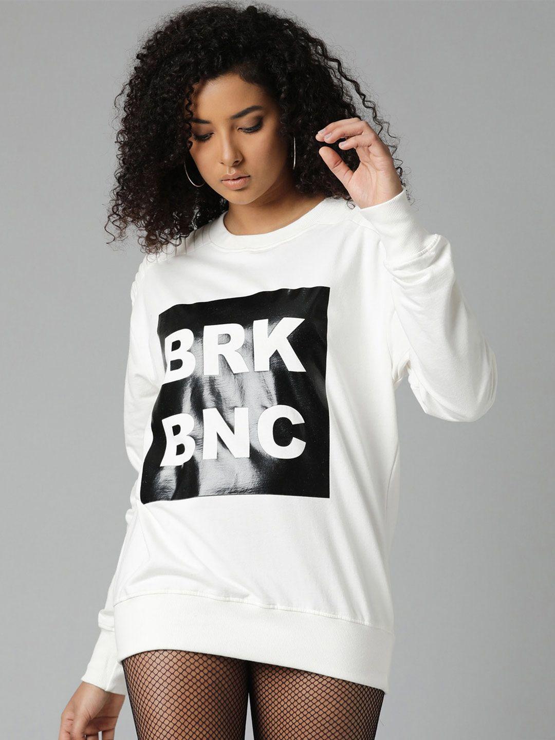 breakbounce-women-off-white-printed-sweatshirt