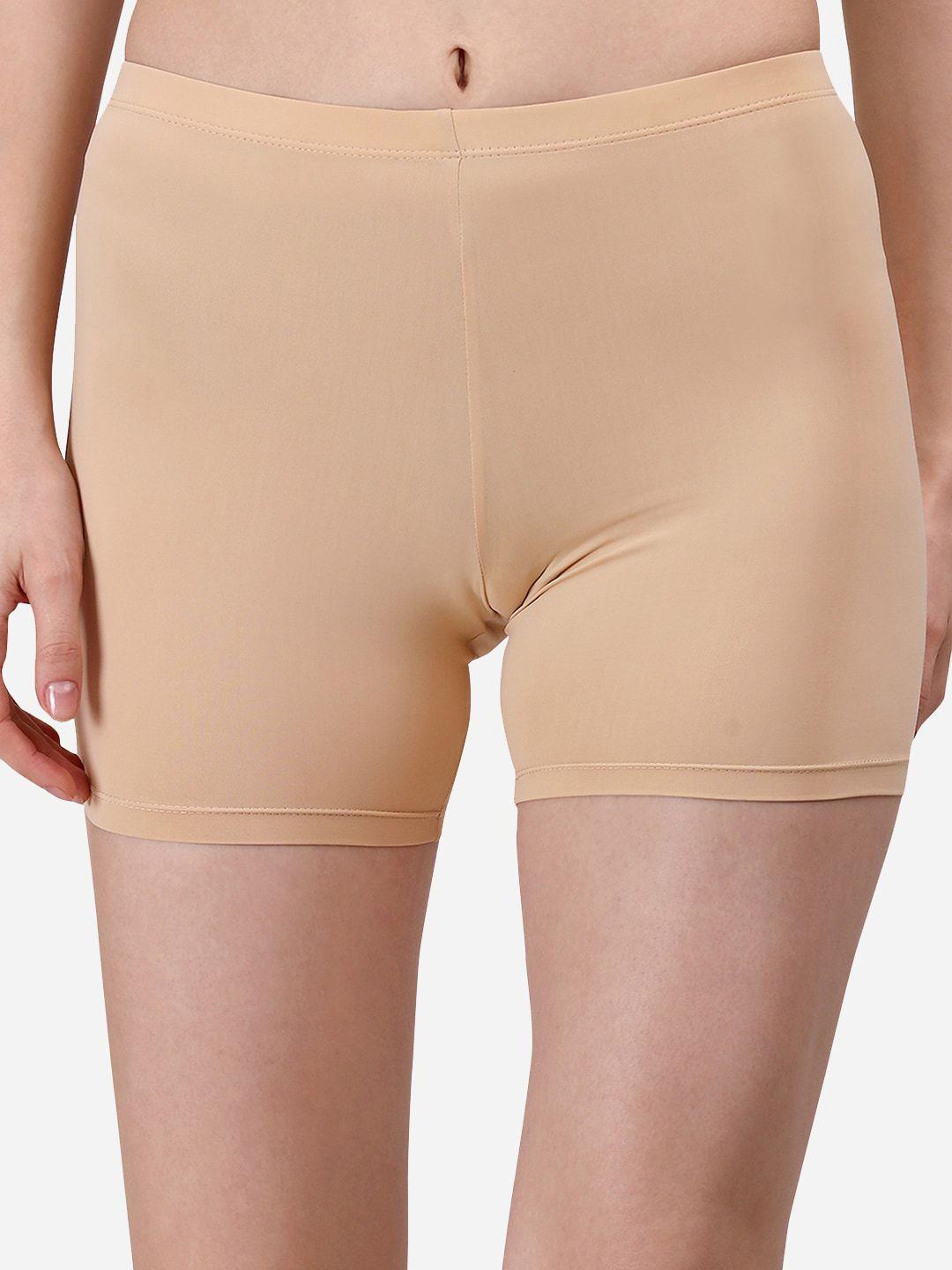 soie-women-mid-rise-skinny-fit-cycling-shorts