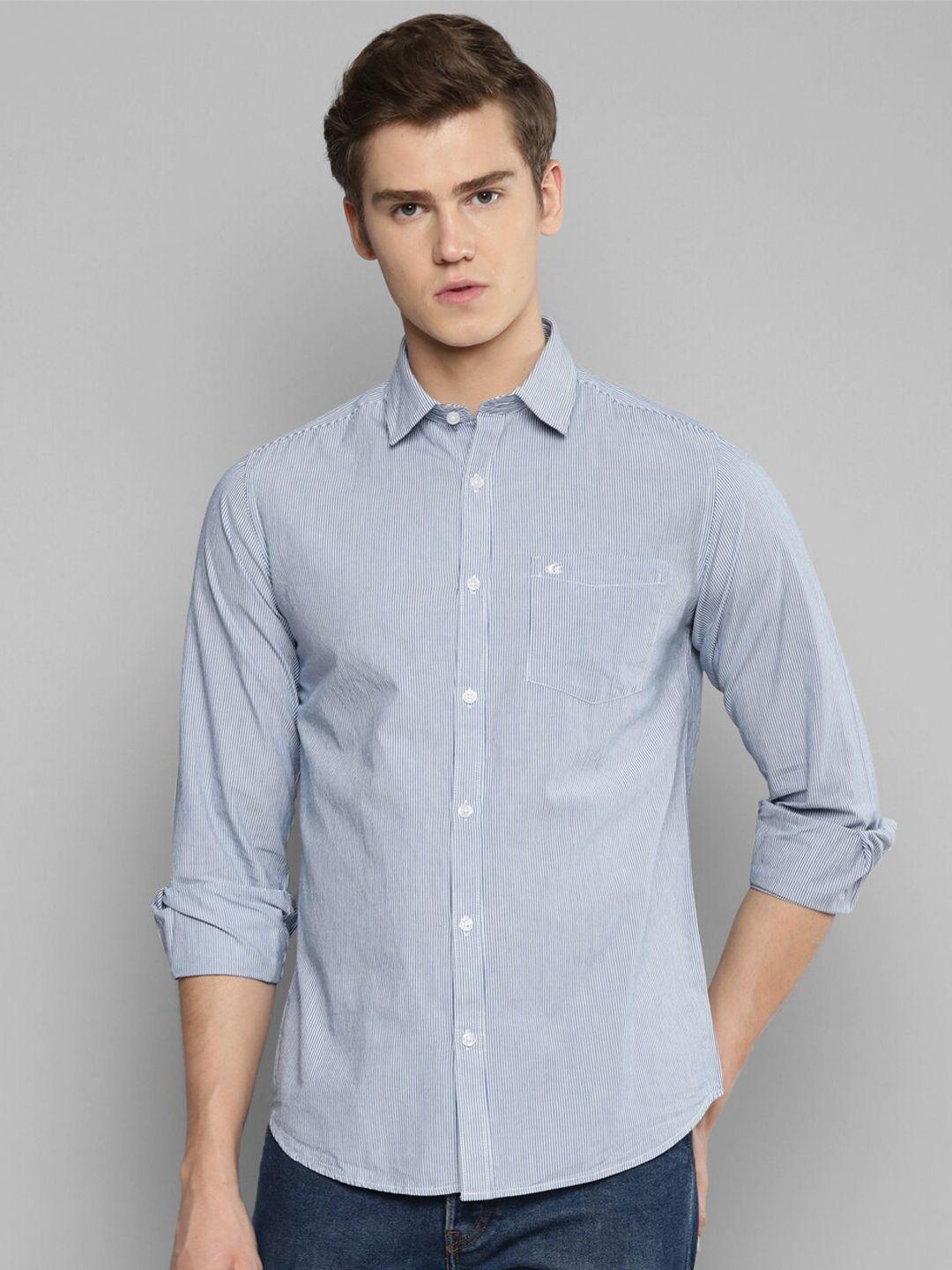 allen-cooper-vertical-striped-spread-collar-cotton-casual-shirt