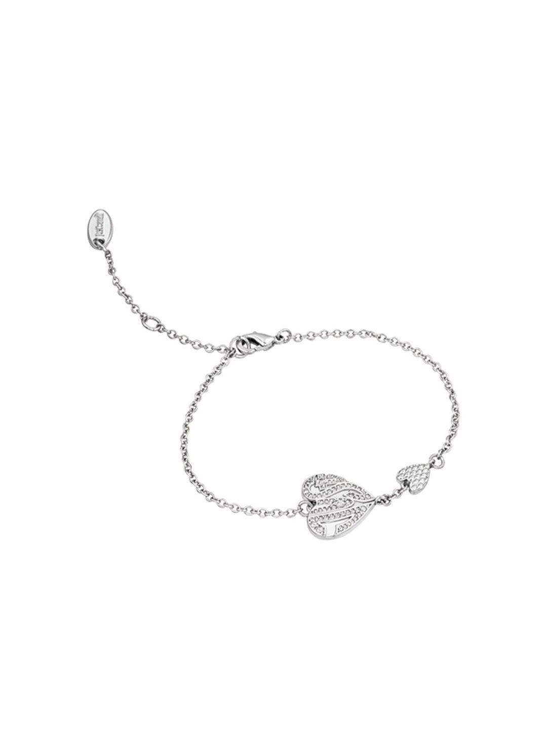 just-cavalli-silver-plated-link-bracelet
