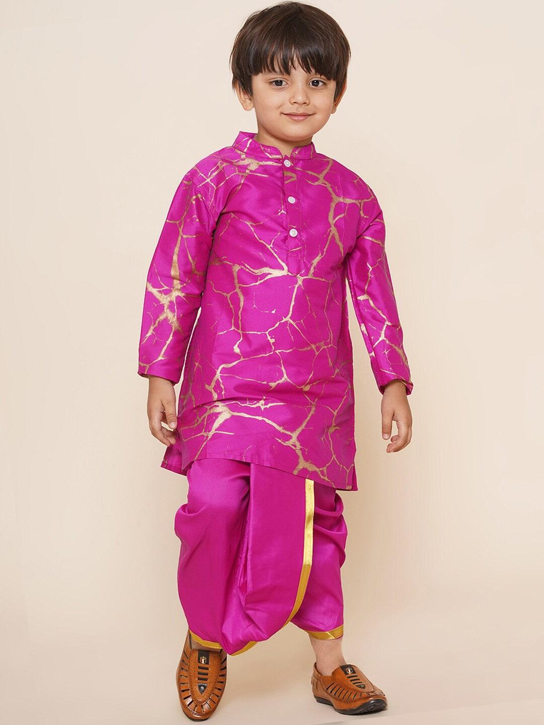 sethukrishna-boys-ethnic-motifs-printed-mandarin-collar-kurta-with-dhoti-pants