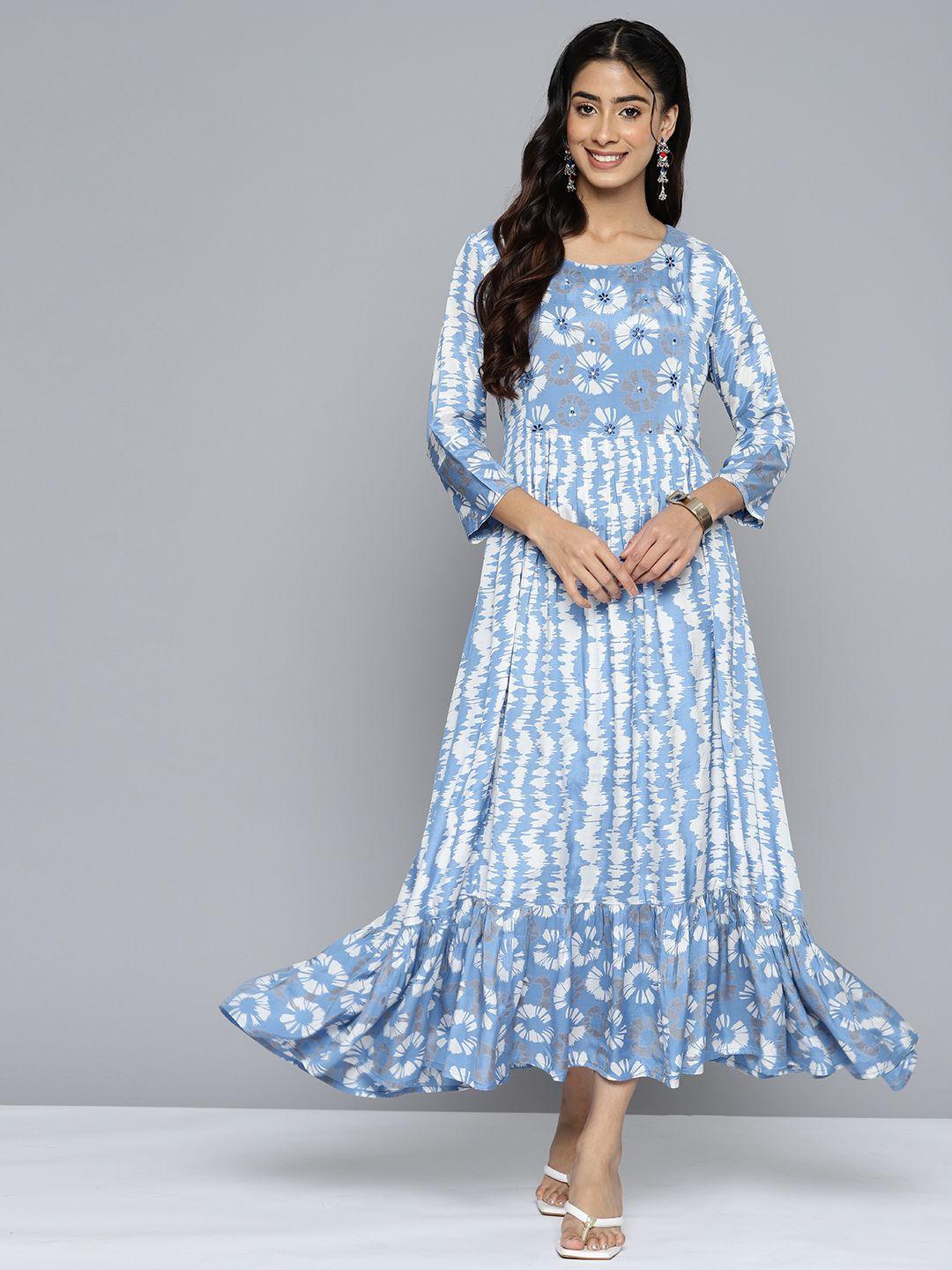 here&now-blue-floral-print-a-line-maxi-dress