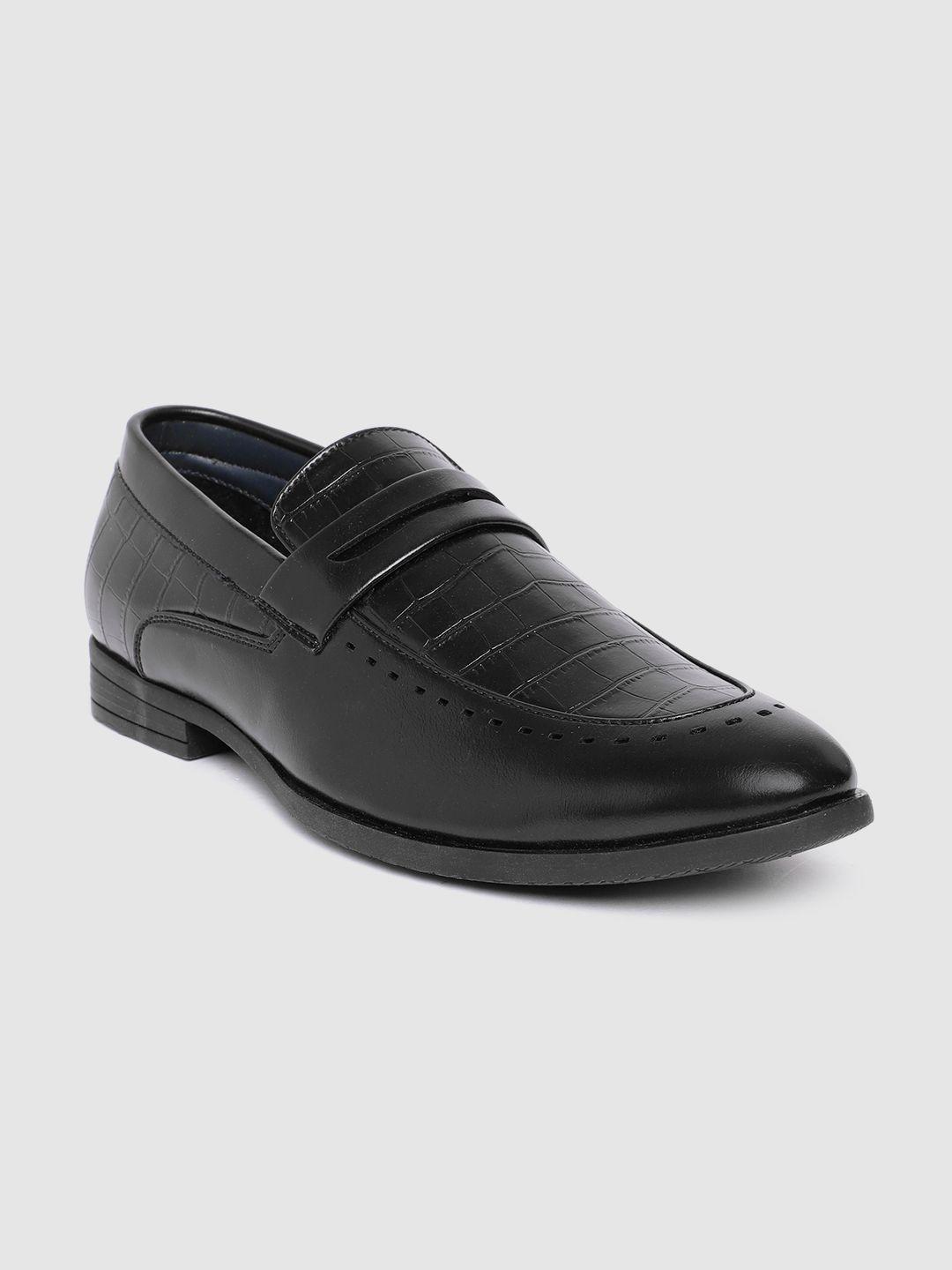 duke-men-croc-textured-formal-penny-loafers