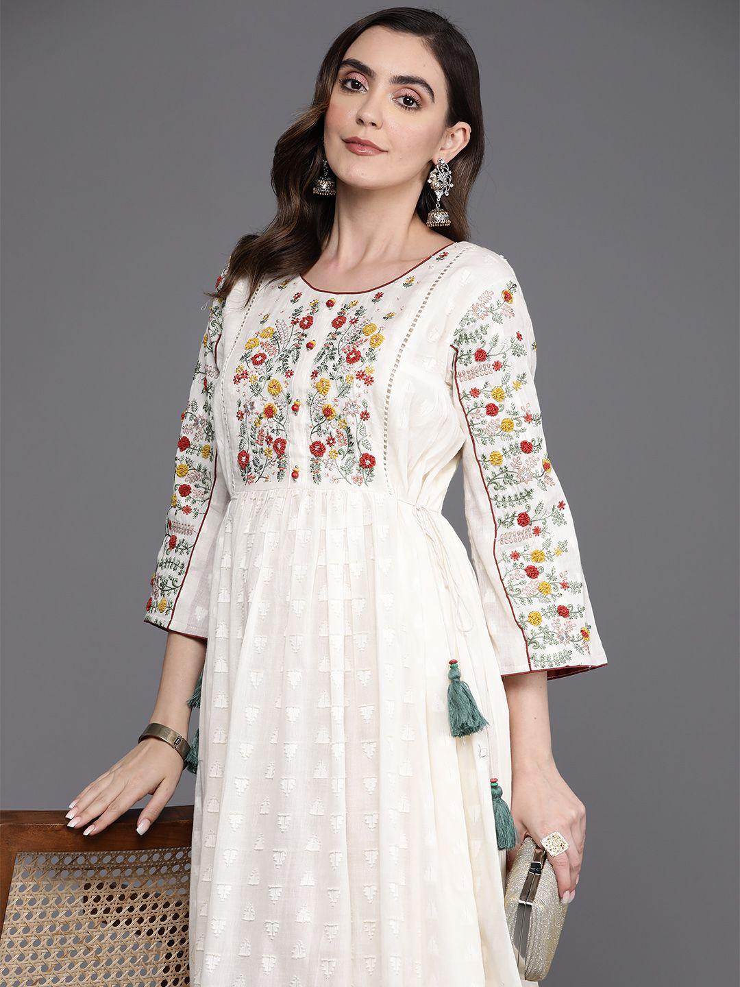 indo-era-floral-embroidered-fit-&-flare-ethnic-maxi-dress