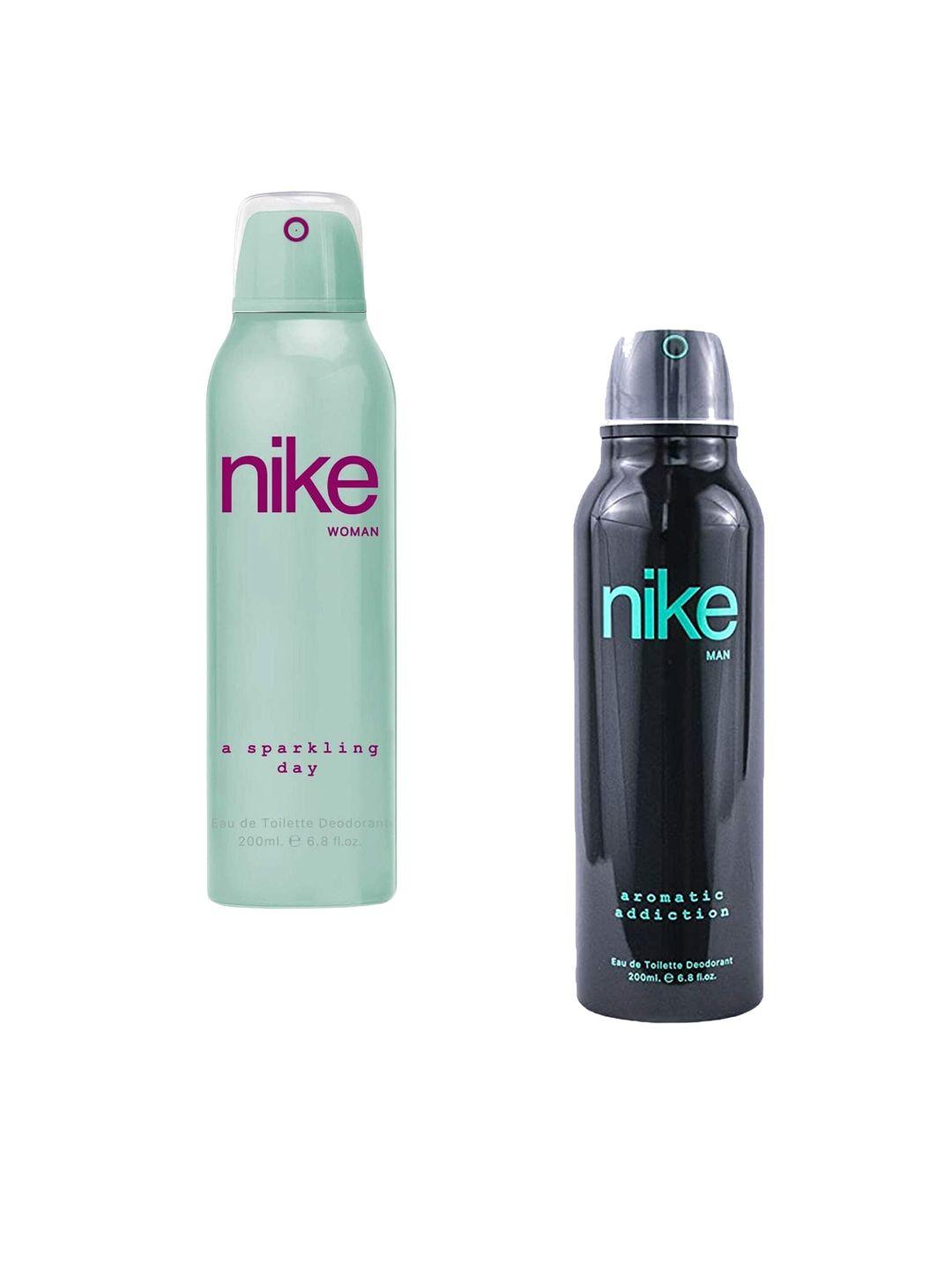 nike-set-of-2-edt-deodorant---men-aromatic-addiction-&-women-a-sparkling-day---200ml-each