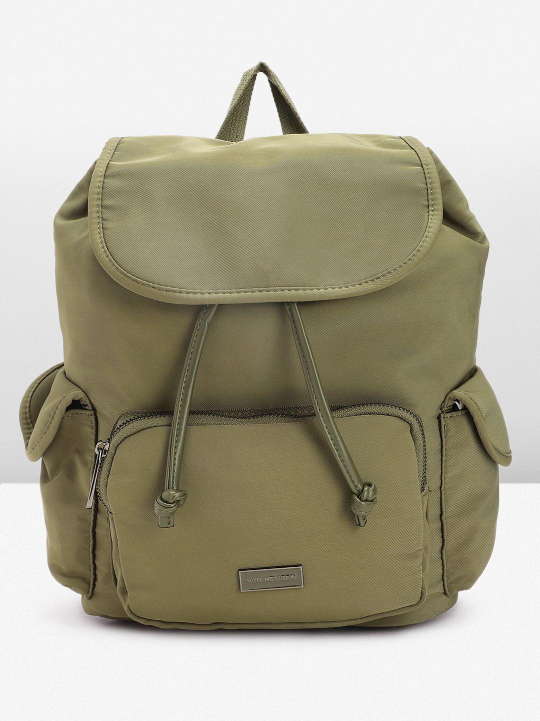 van-heusen-women-solid-backpack