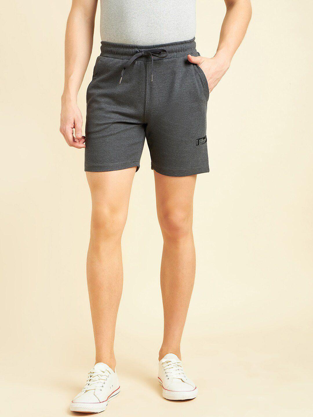 sweet-dreams-men-charcoal-inner-elastic-mid-rise-shorts