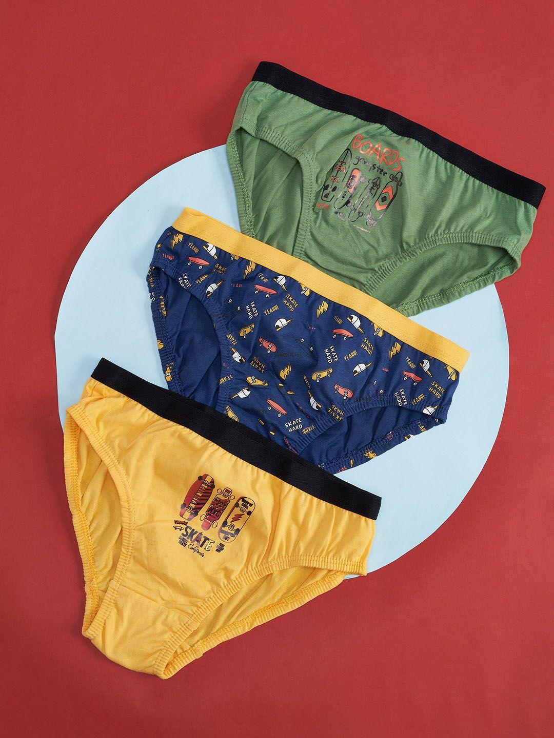 pantaloons-junior-boys-pack-of-3-printed-cotton-basic-briefs