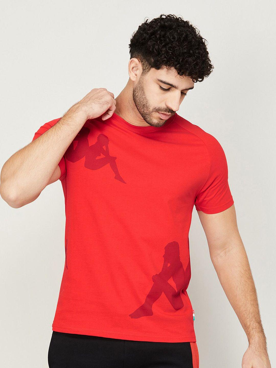 kappa-graphic-printed-round-neck-cotton-t-shirt
