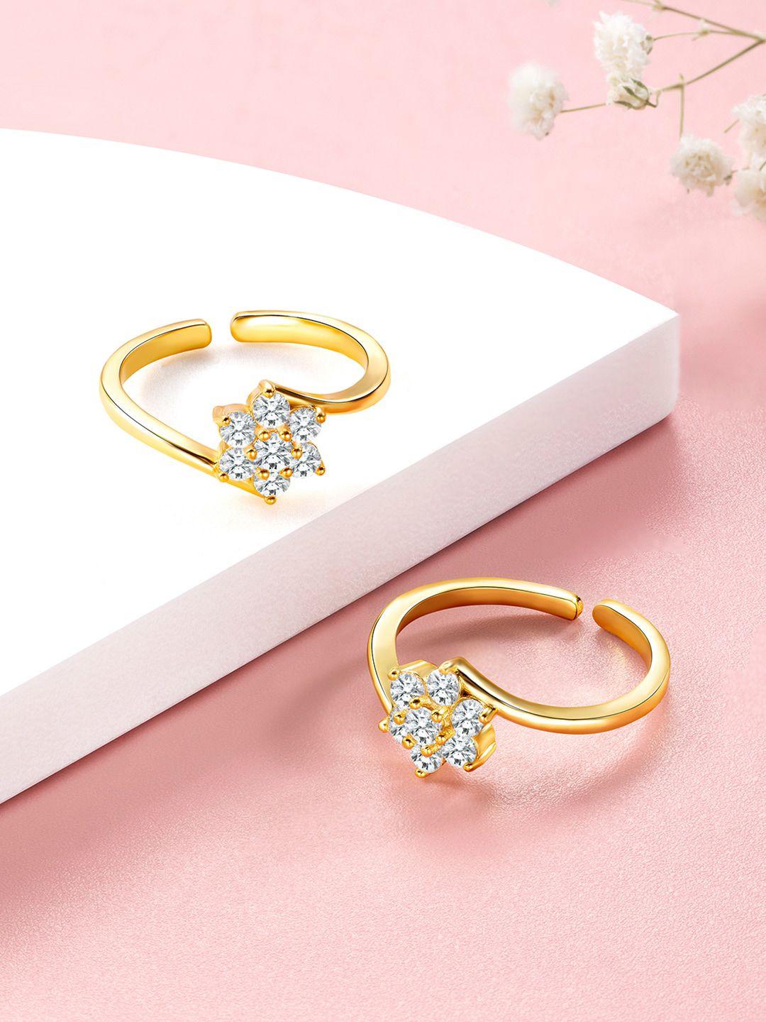 peora-gold-plated-cz-studded-toe-rings