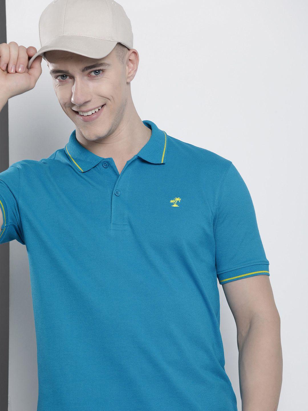 the-indian-garage-co-men-solid-polo-collar-t-shirt