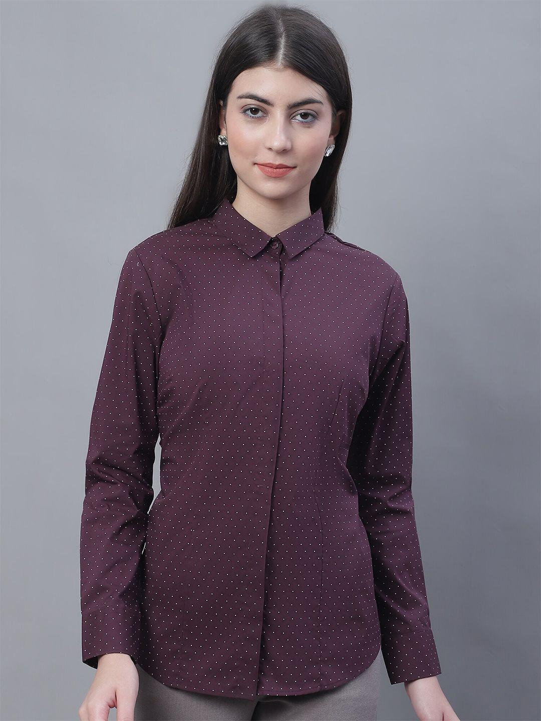 cantabil-comfort-fit-micro-ditsy-printed-cotton-casual-shirt