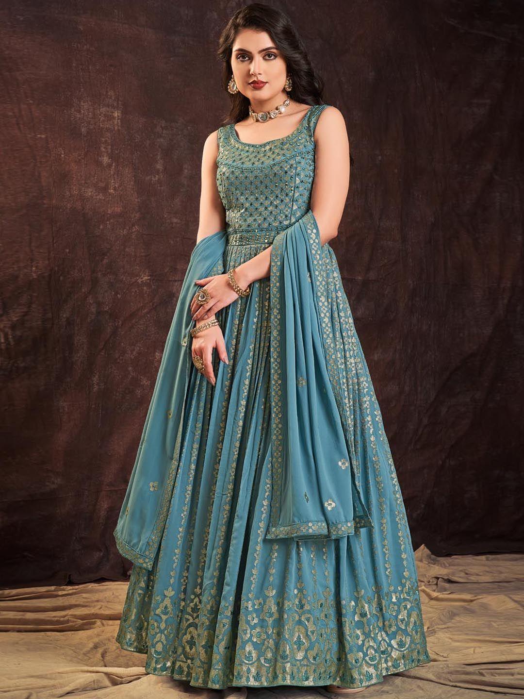 fusionic-embellished-sequinned-gown-maxi-dress-with-dupatta
