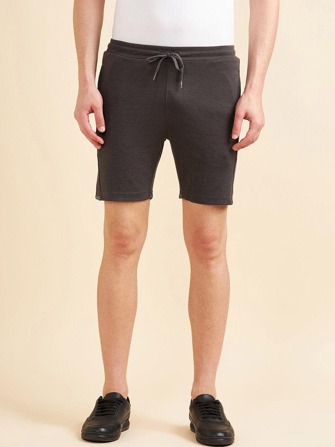 sweet-dreams-men-charcoal-mid-rise-cotton-shorts