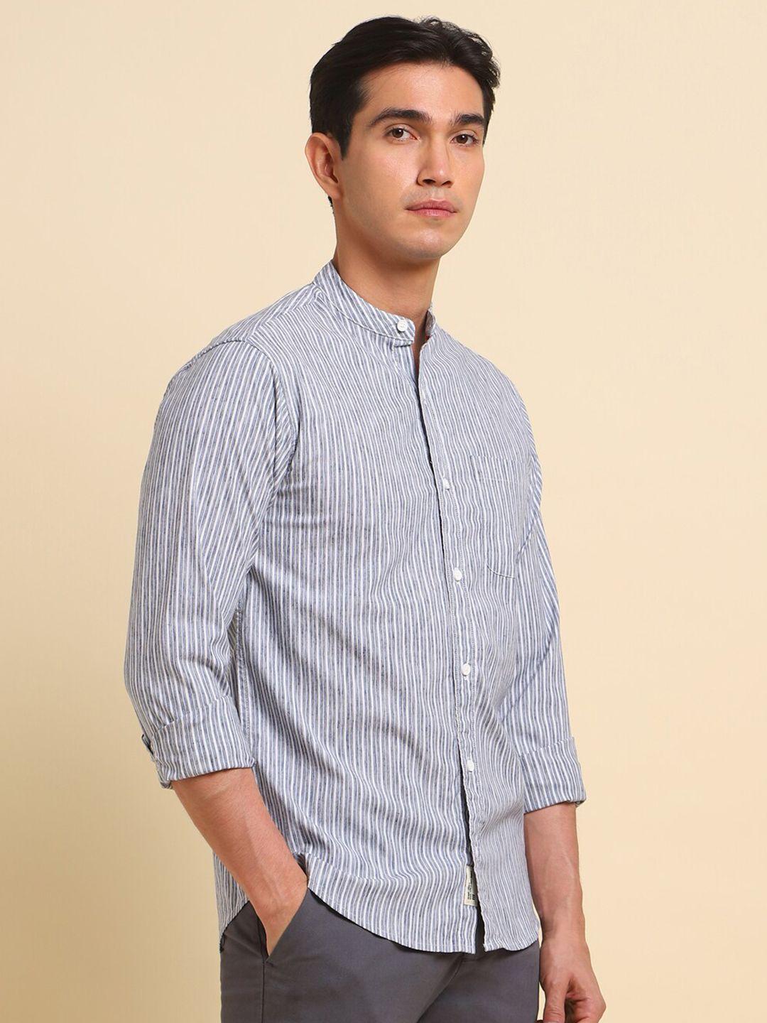 dennis-lingo-comfort-slim-fit-striped-pure-cotton-casual-shirt