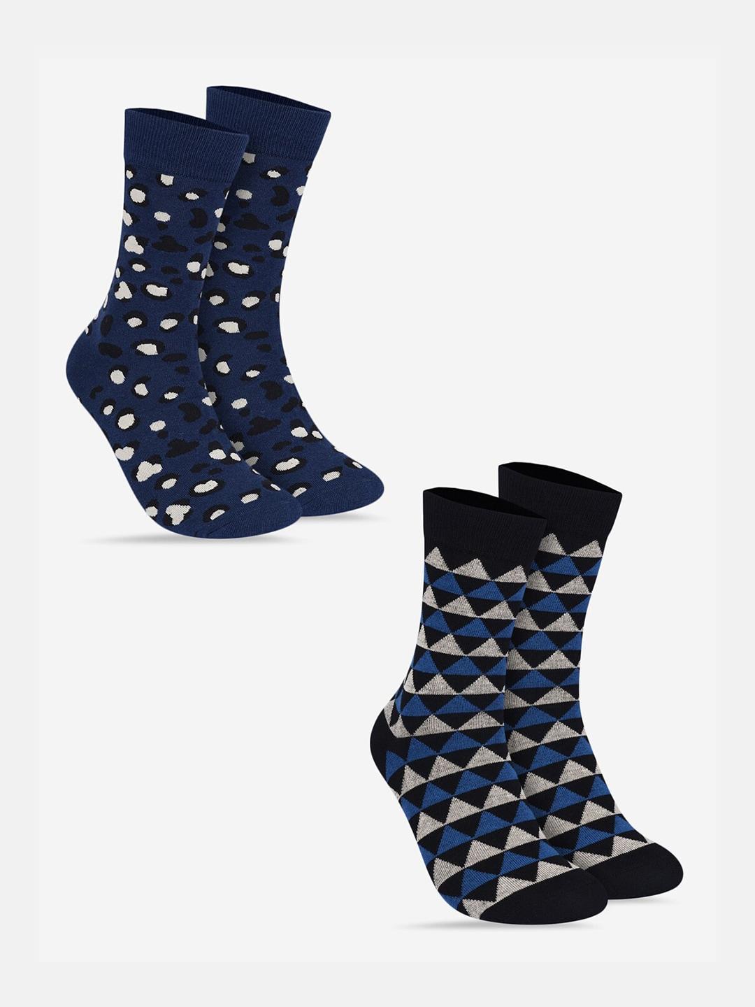 toffcraft-men-pack-of-2-patterned-calf-length-cotton-socks