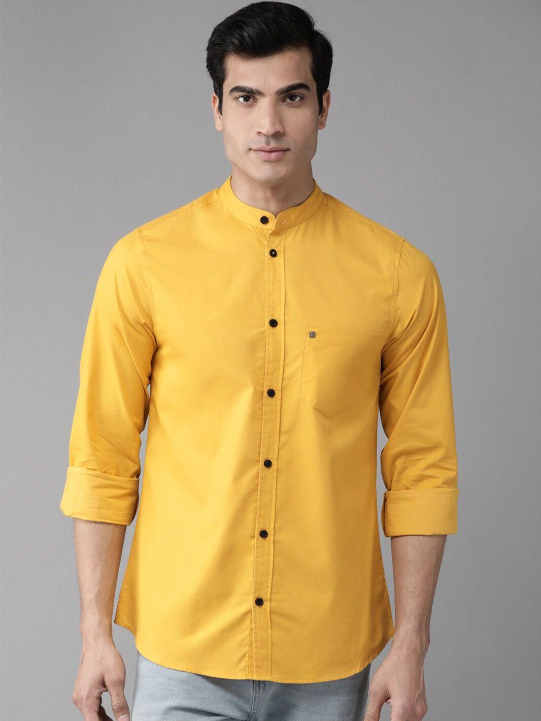 hubberholme-mandarin-collar-regular-fit-cotton-casual-shirt