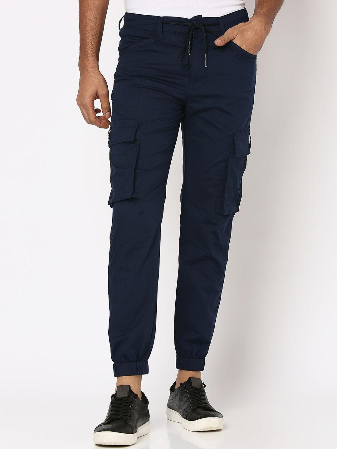 mufti-men-mid-rise-sports-fit-casual-cotton-joggers