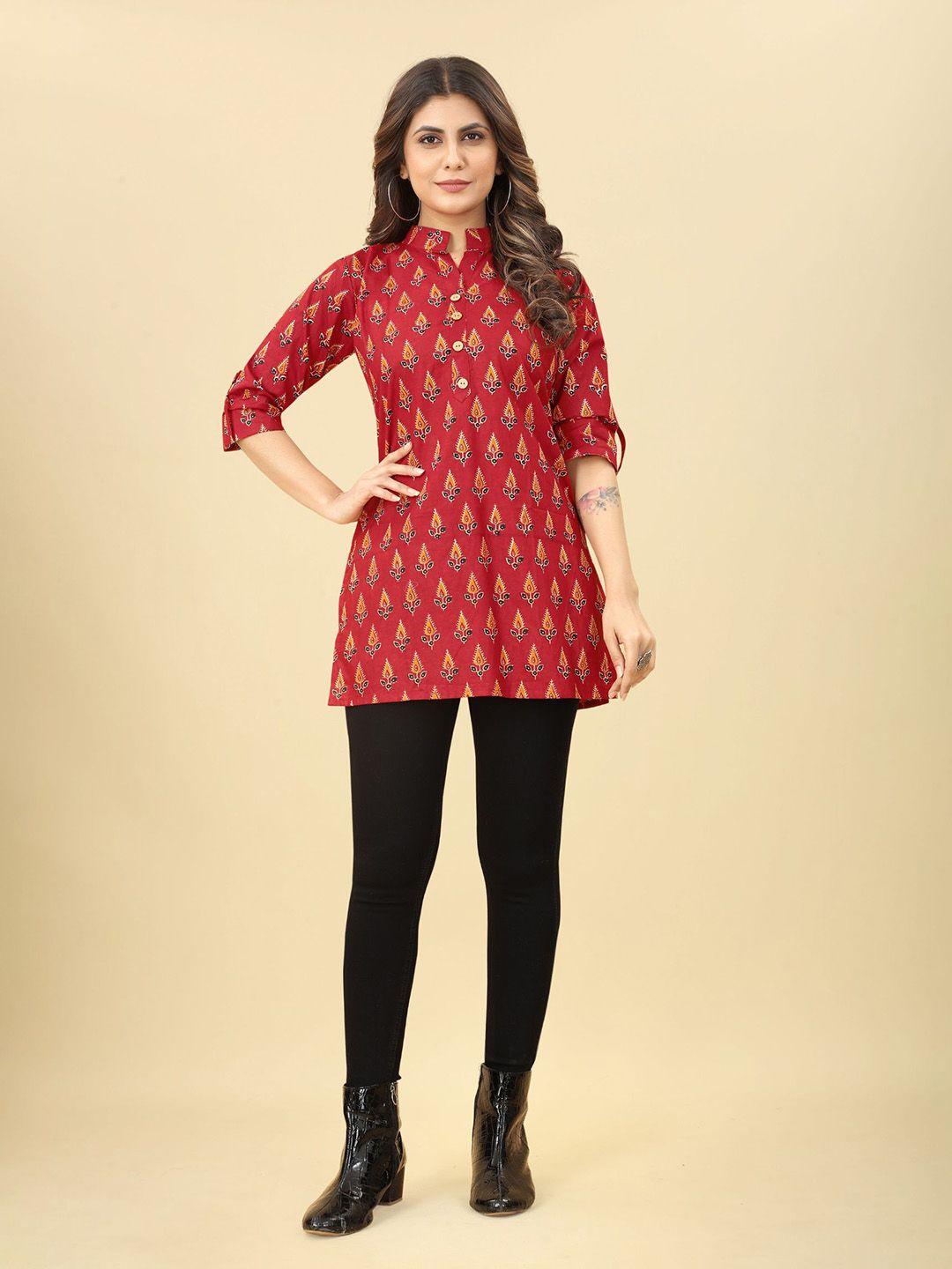 kalini-printed-cotton-mandarin-collar-ethnic-tunic