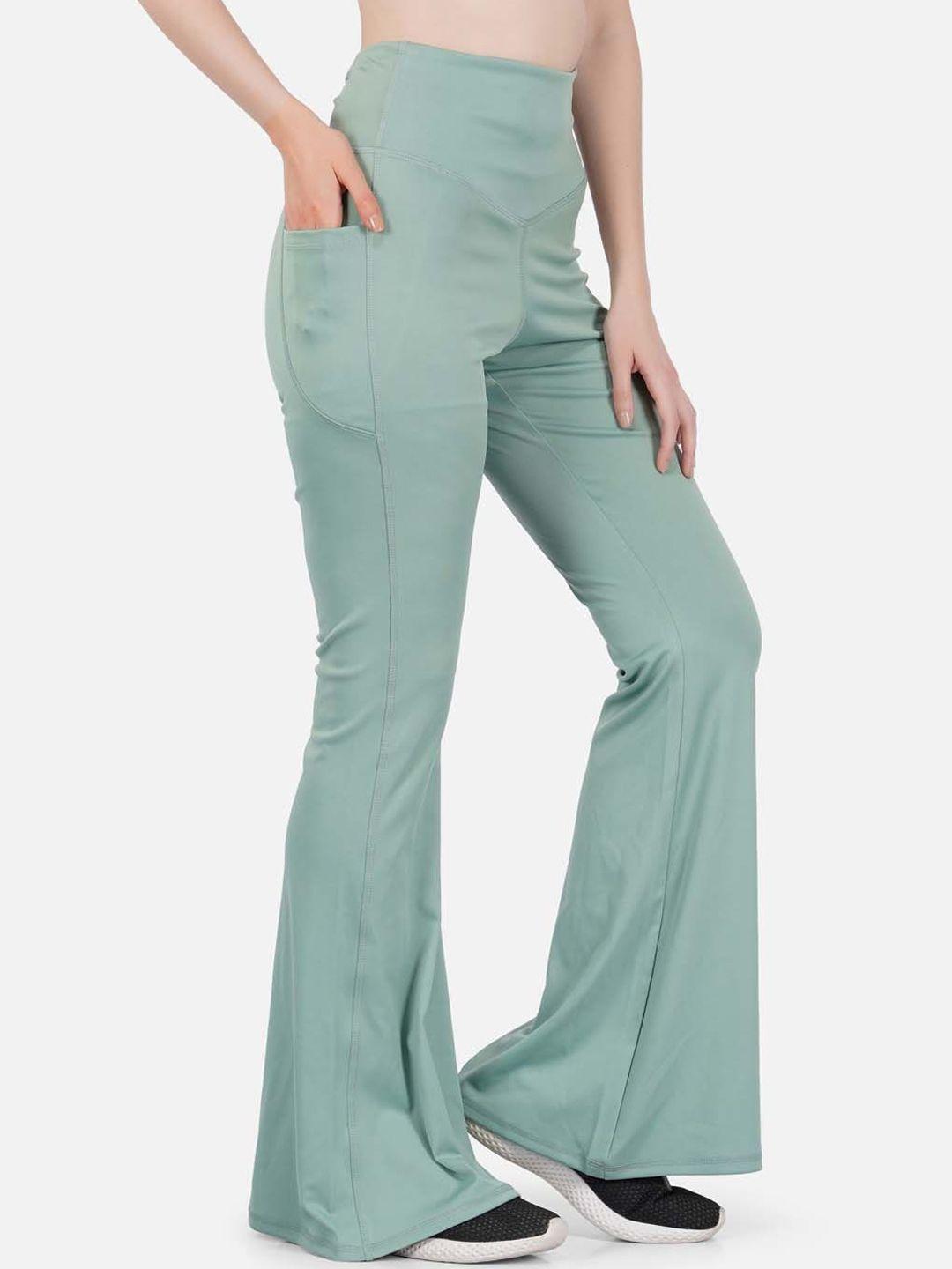 imperative-women-relaxed-high-rise-pain-knitted-flared-bootcut-trousers