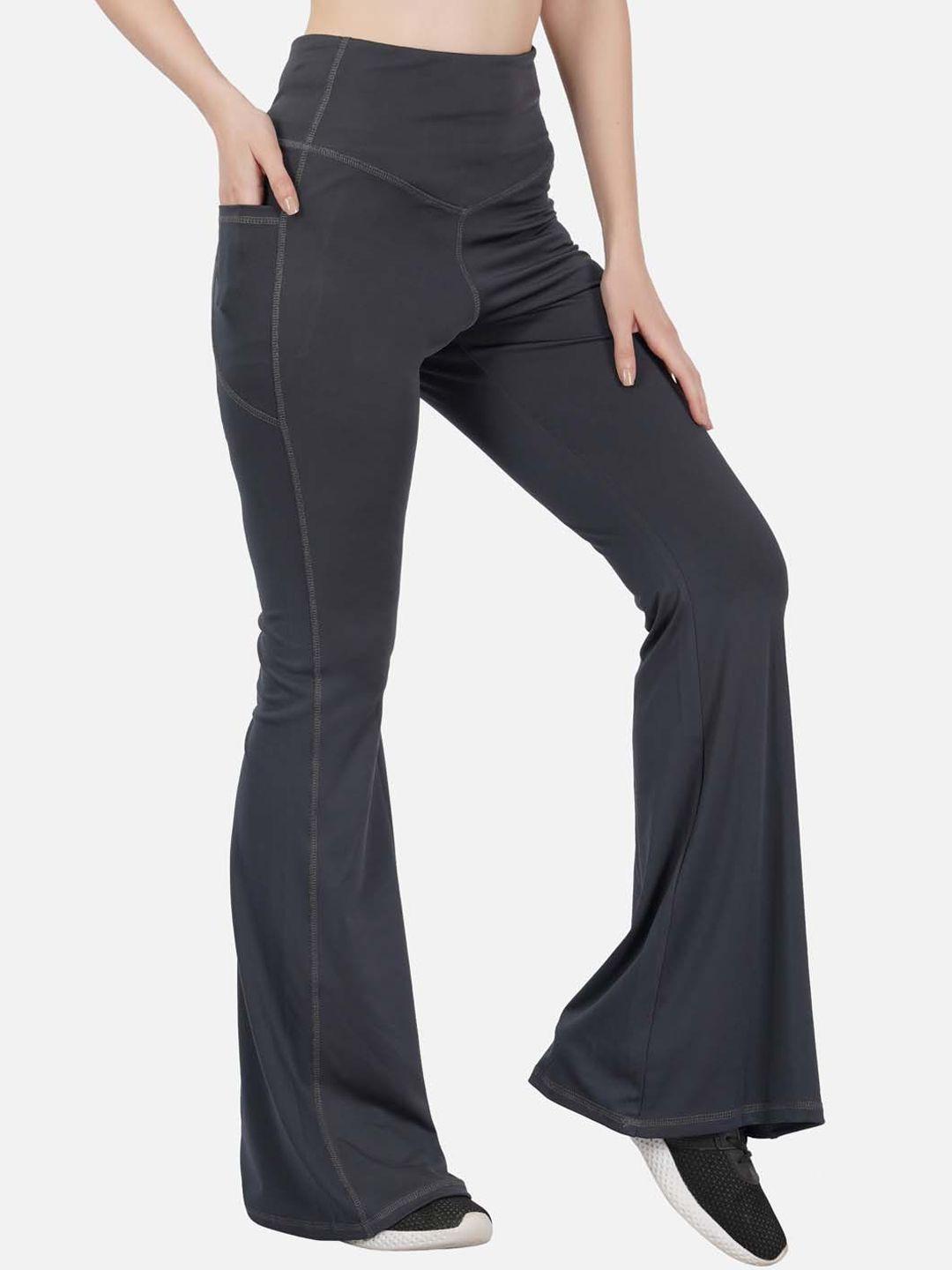 imperative-women-relaxed-high-rise-pain-knitted-flared-bootcut-trousers