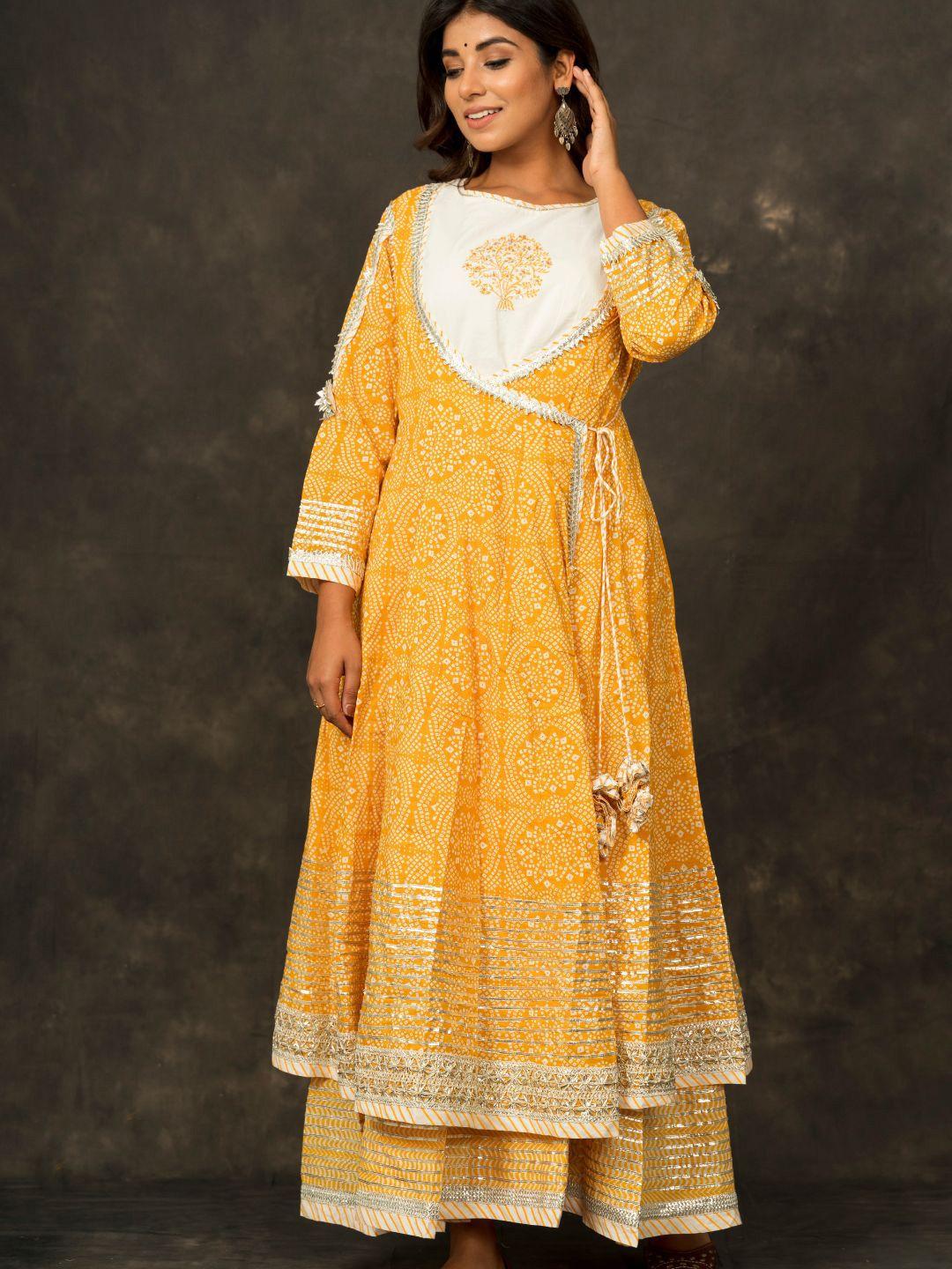 zolo-label-ethnic-motifs-printed-gotta-patti-maxi-cotton-a-line-ethnic-dress