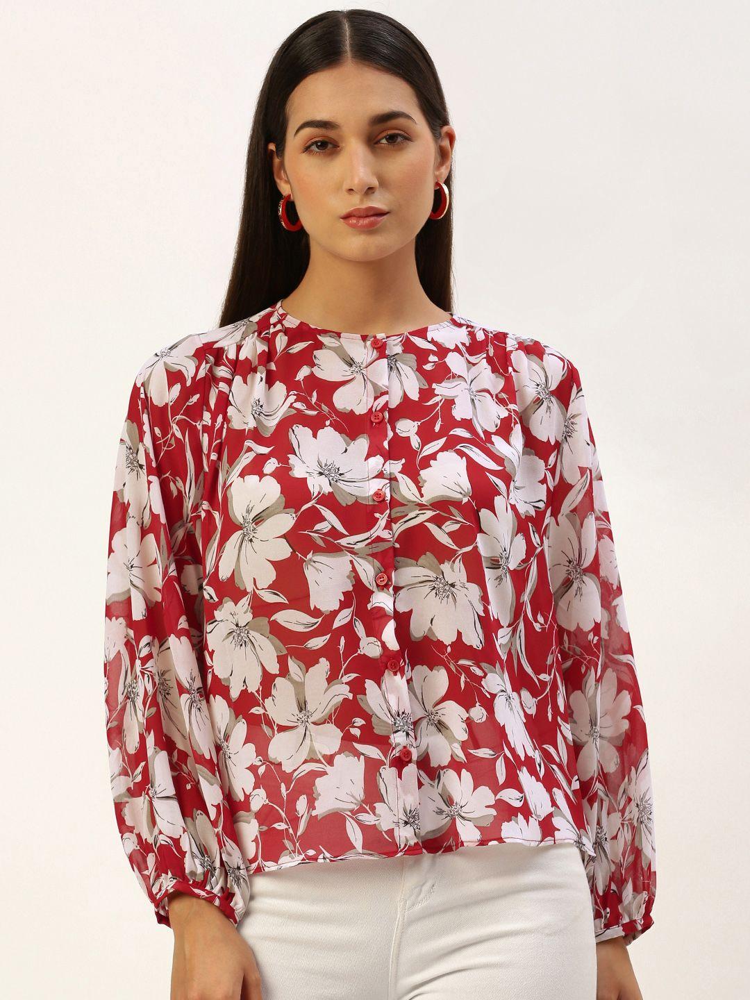 roving-mode-floral-print-georgette-shirt-style-top
