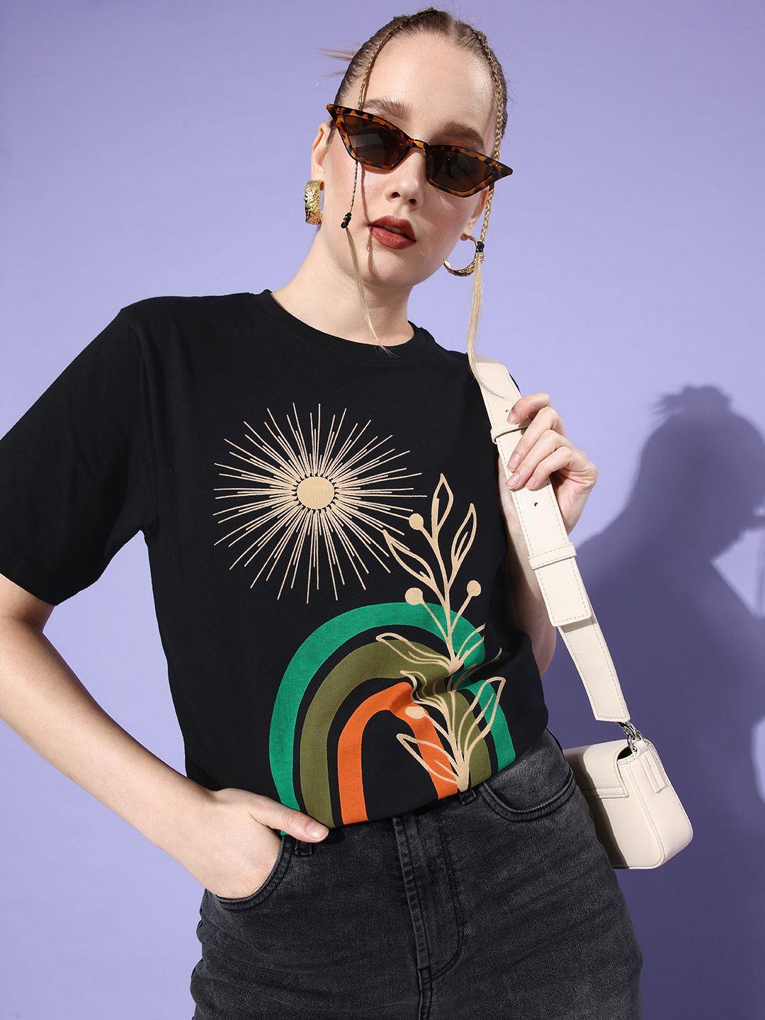 dillinger-women-graphic-printed-loose-t-shirt