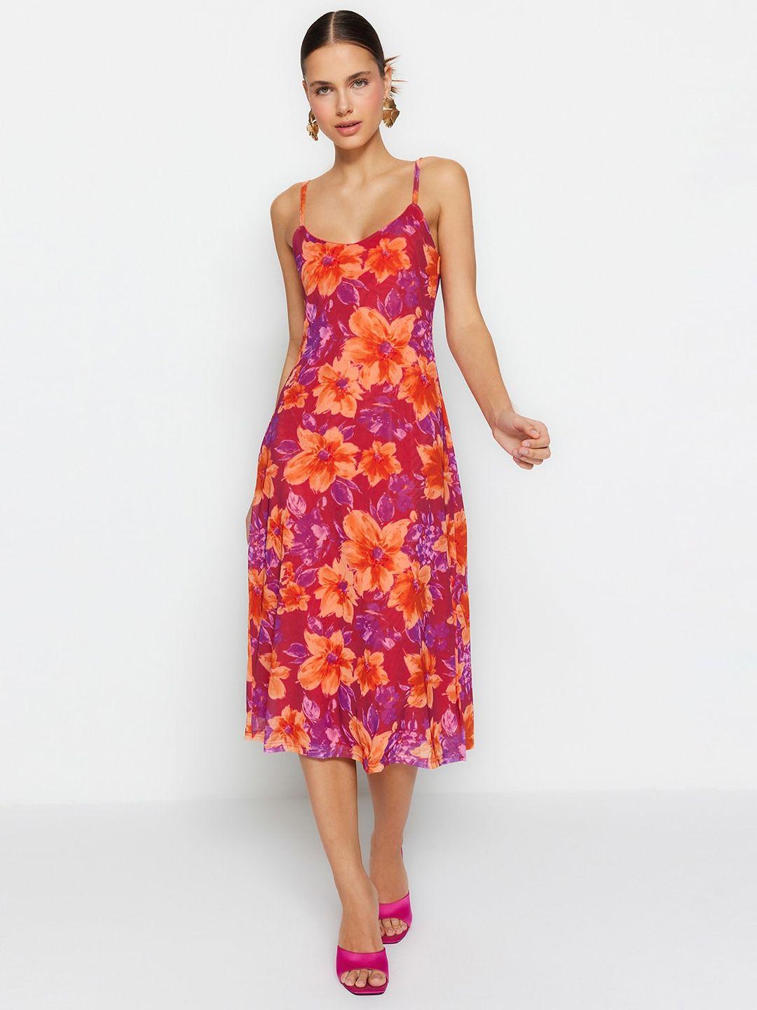 trendyol-floral-printed-a-line-midi-dress