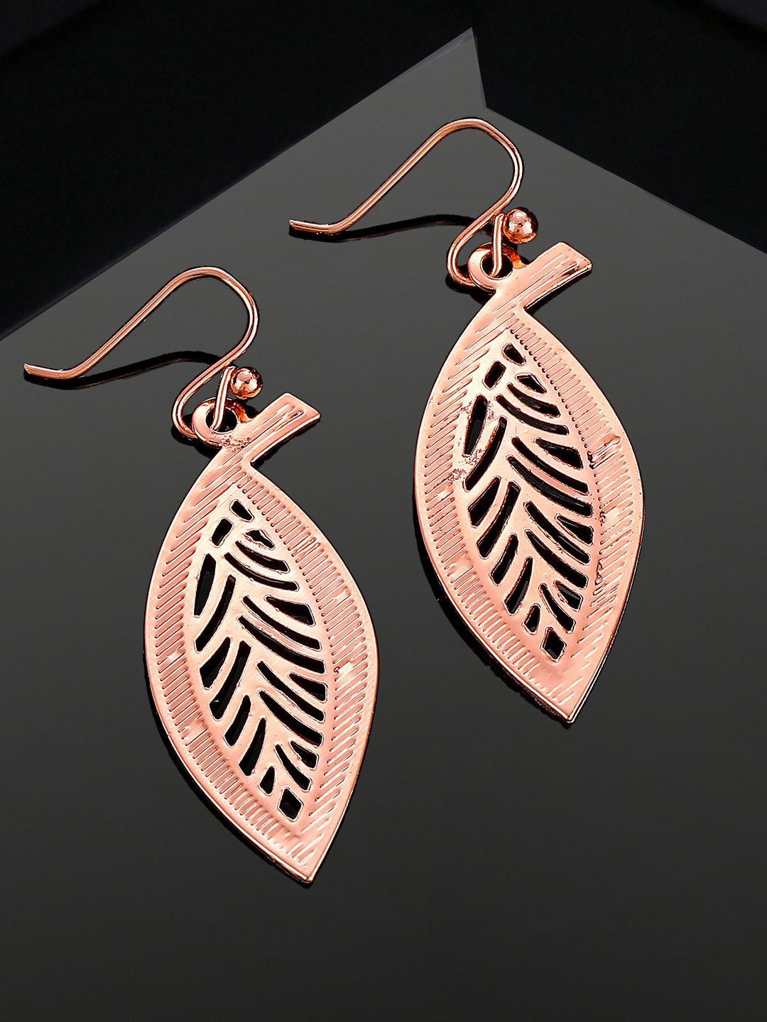 estele-rose-gold-feather-shaped-drop-earrings