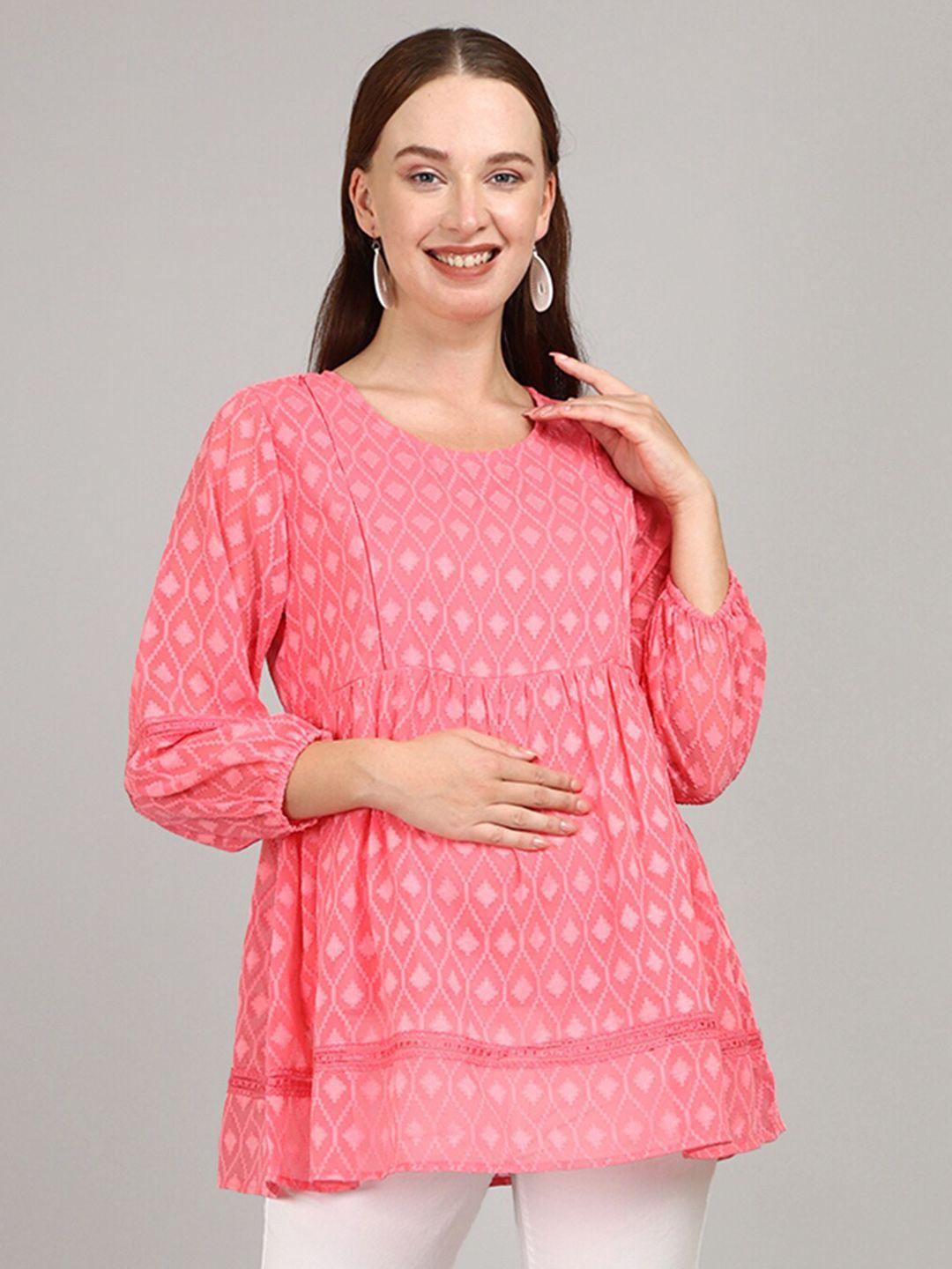 the-mom-store-ethnic-motifs-printed-cotton-longline-top