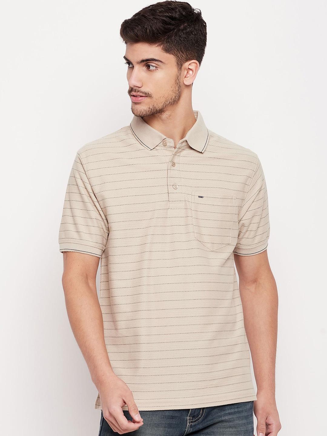 okane-men-cream-coloured-striped-polo-collar-pockets-t-shirt