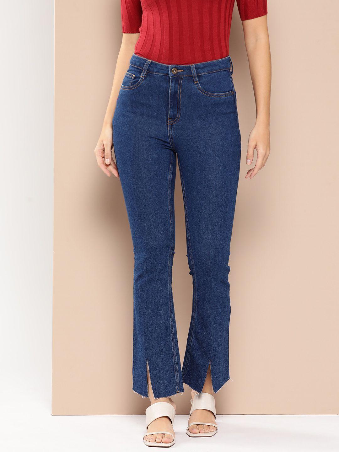 chemistry-women-bootcut-fit-hem-slit-detailed-stretchable-jeans