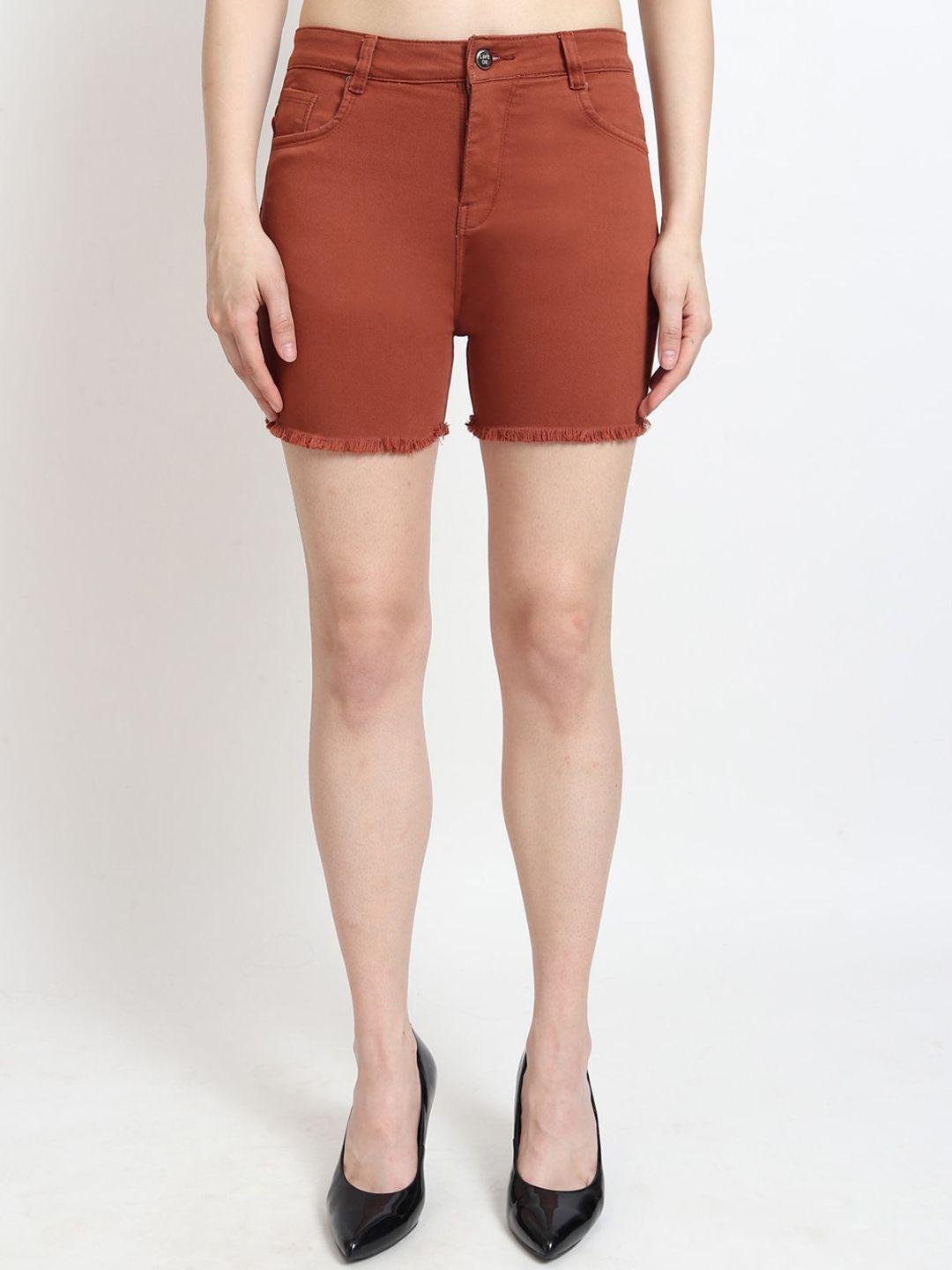 live-ok-women-skinny-fit-high-rise-stretchable-cotton-denim-shorts