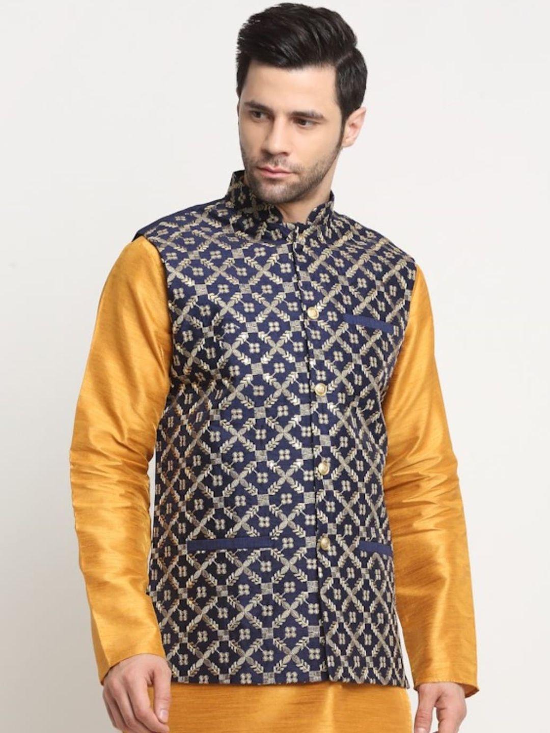 kraft-india-embroidered-silk-nehru-jackets