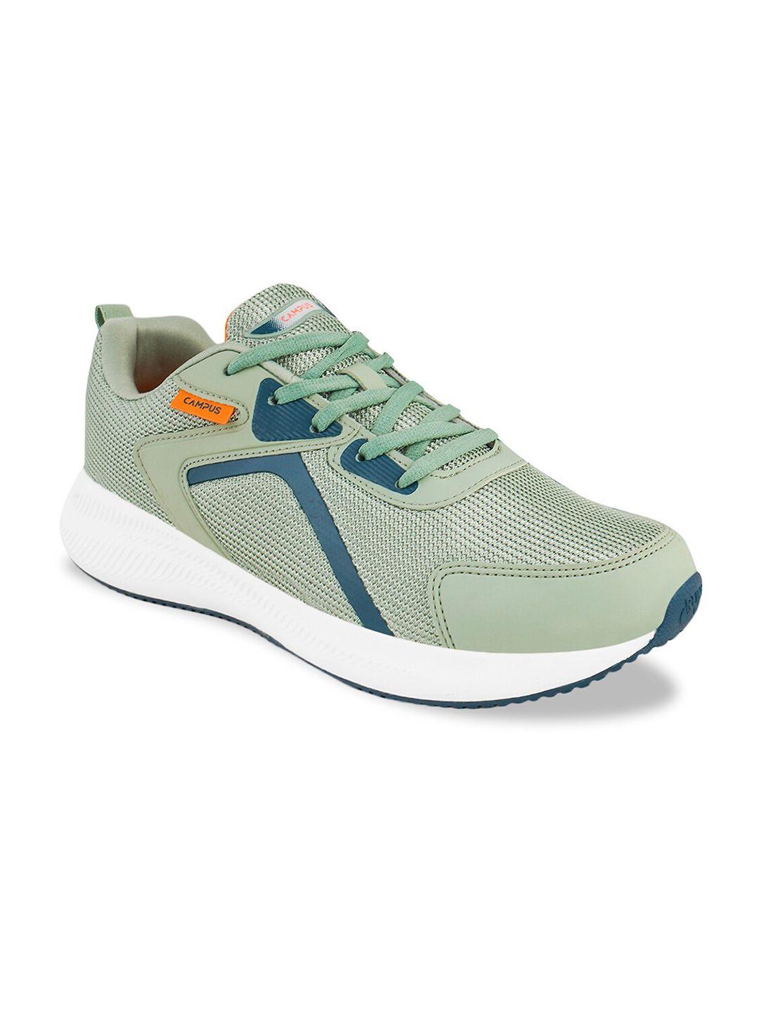 campus-men-olive-green-mesh-running-non-marking-shoes