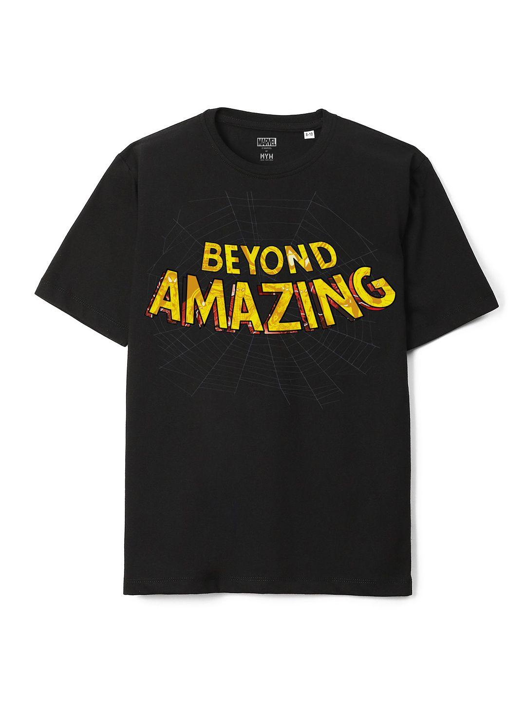 wear-your-mind-boys-black-typography-printed-applique-loose-t-shirt
