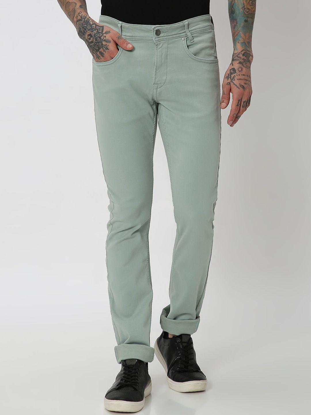 mufti-men-green-slim-fit-reversible-trousers
