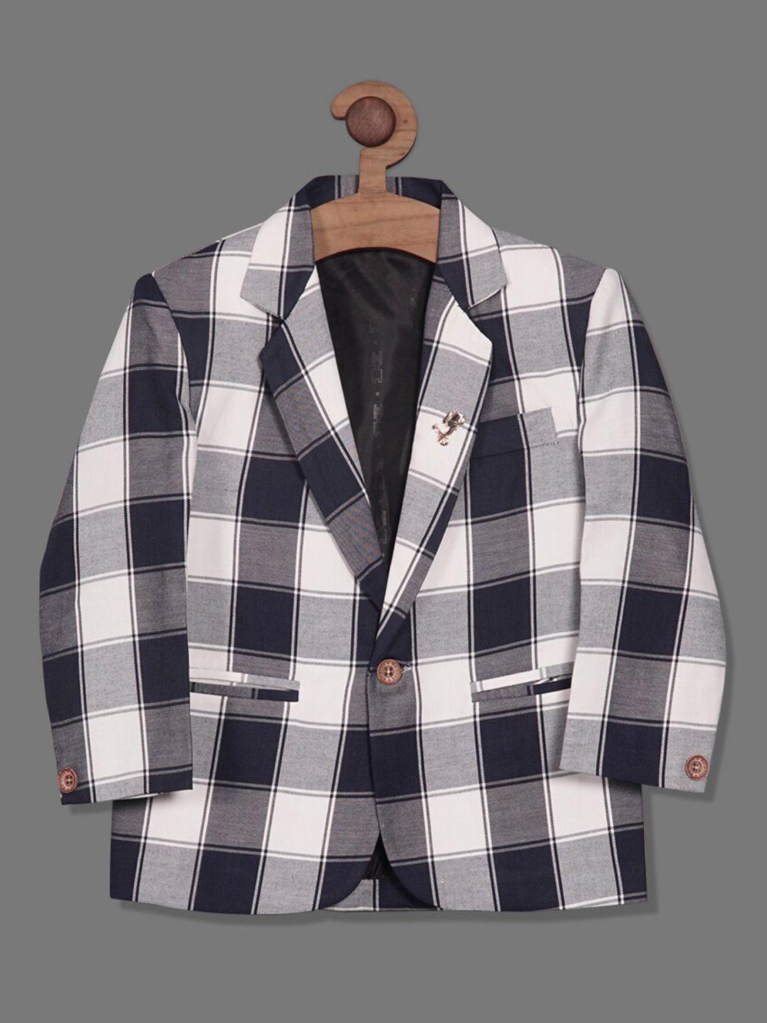 rikidoos-boys-checked-tailored-fit-blazer