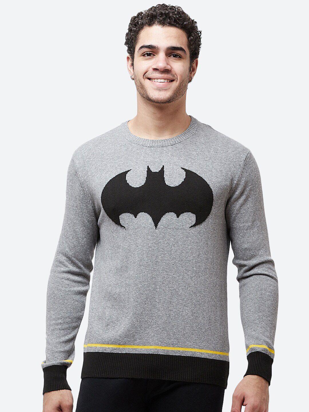 free-authority-men-batman-printed-woollen-pullover