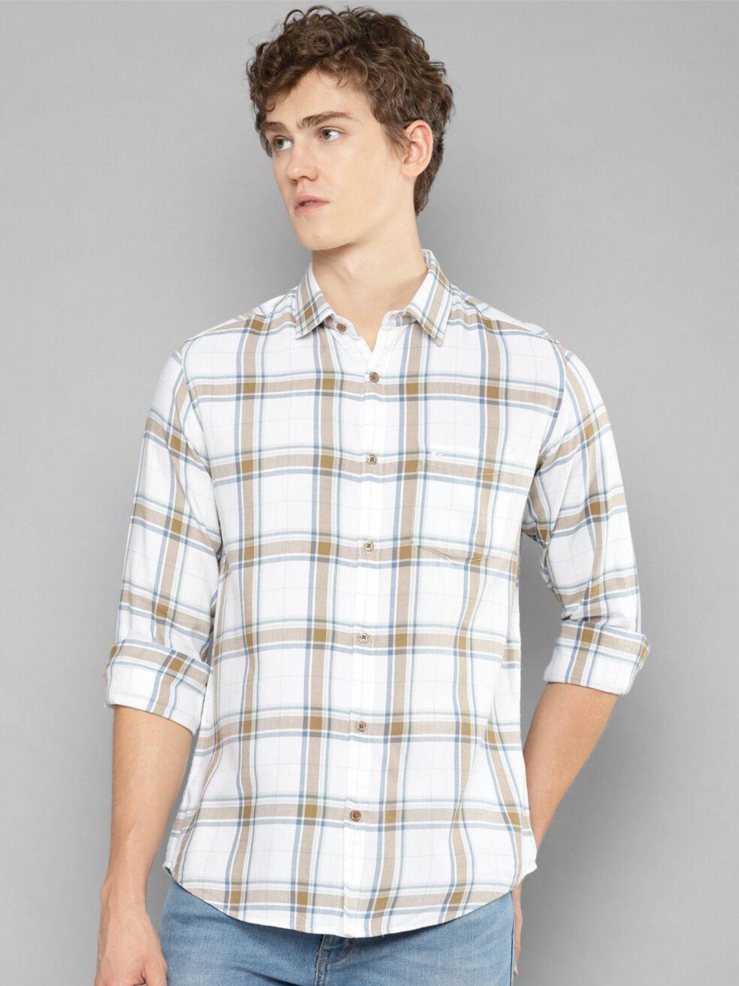 allen-cooper-slim-fit-tartan-checked-opaque-cotton-casual-shirt