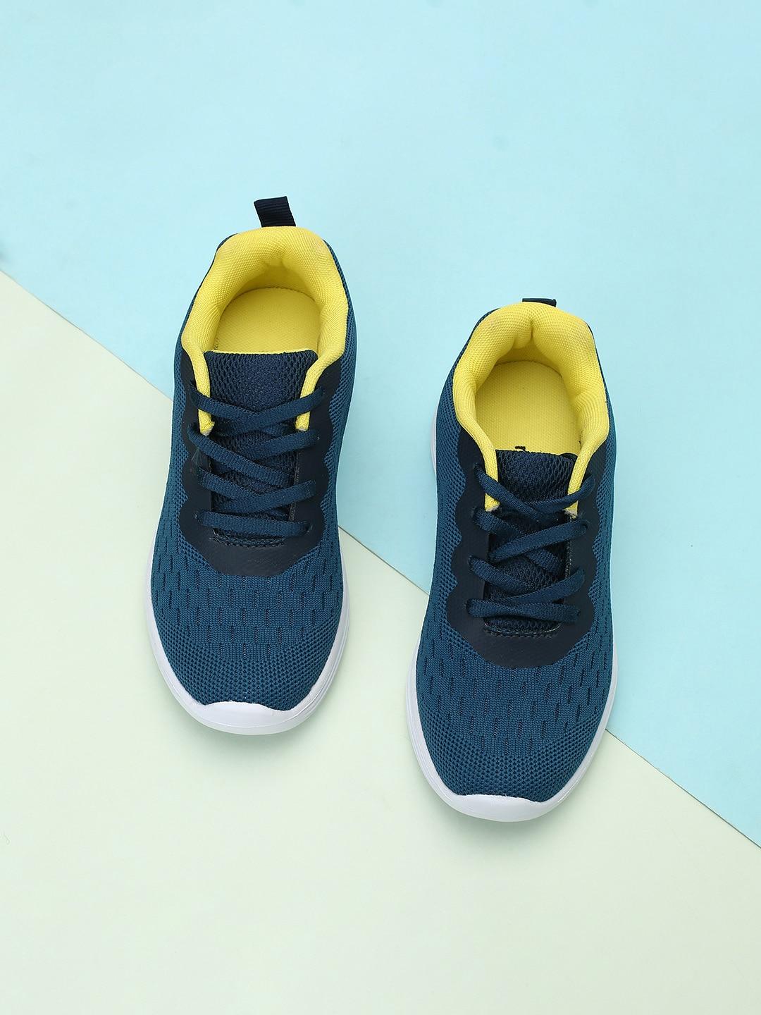 max-boys-blue-woven-design-sneakers