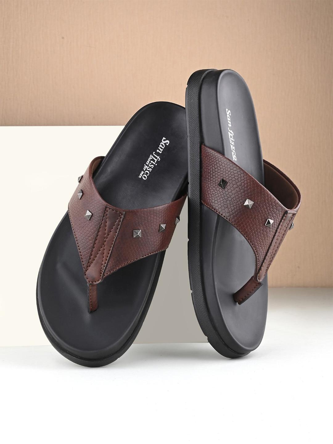 san-frissco-men-brown-comfort-sandals