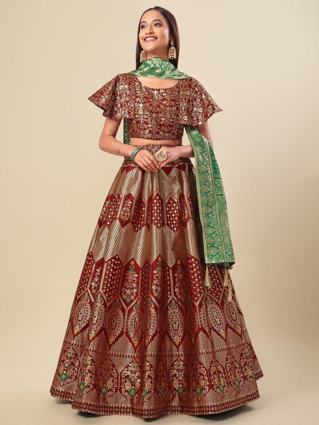 purvaja-woven-design-ready-to-wear-lehenga-&-unstitched-blouse-with-dupatta