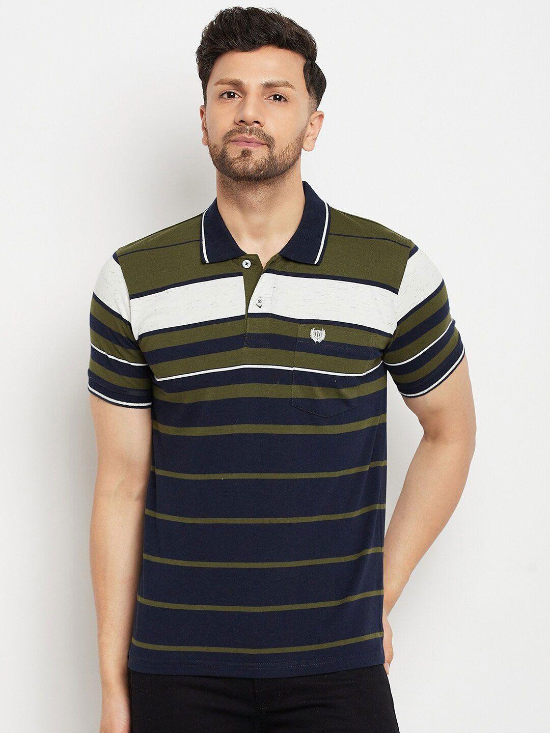 duke-striped-polo-collar-short-sleeve-cotton-t-shirt
