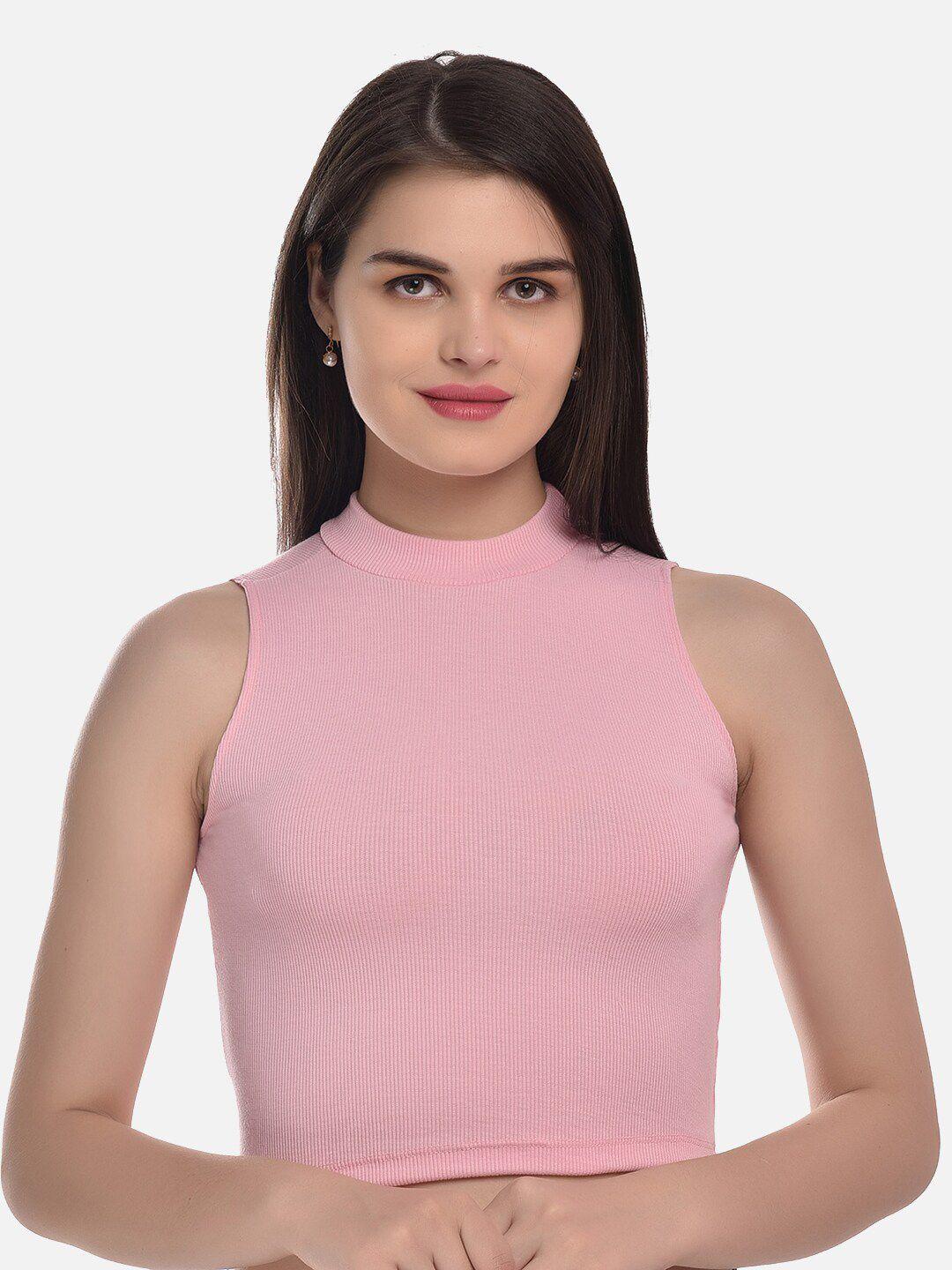 styfun-ribbed-high-neck-fitted-cotton-crop-top