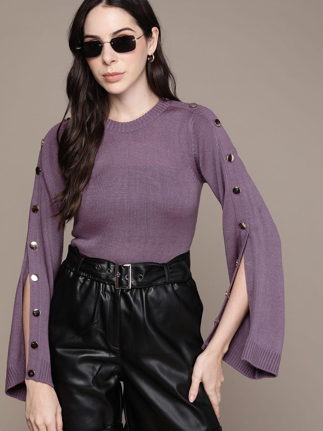 the-roadster-lifestyle-co.-long-flared-slit-sleeves-button-detail-pullover