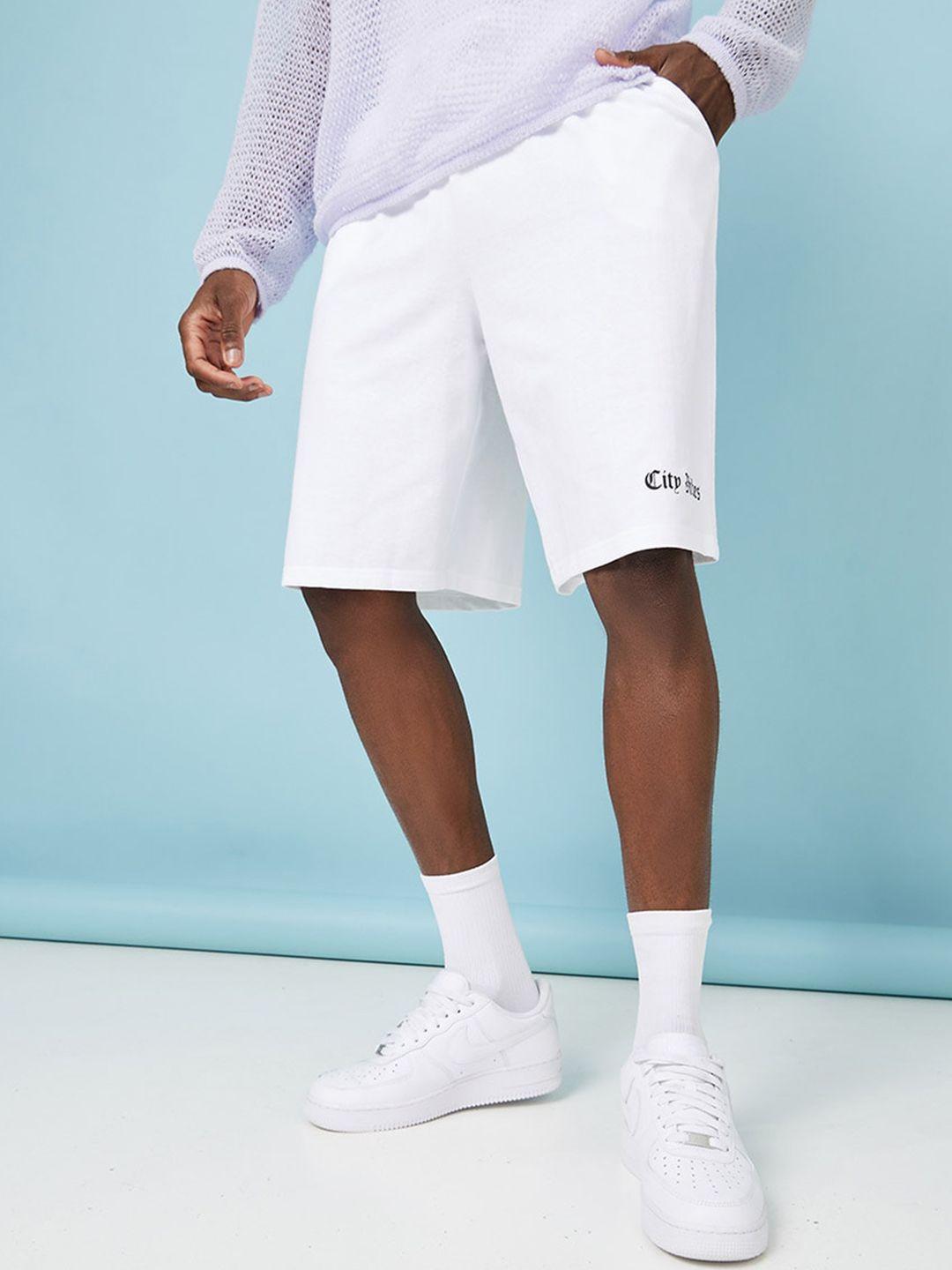 styli-men-white-sports-shorts