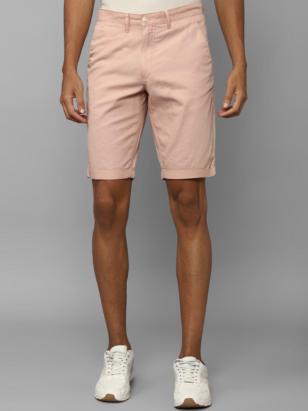 allen-solly-men-slim-fit-mid-rise-pure-cotton-shorts